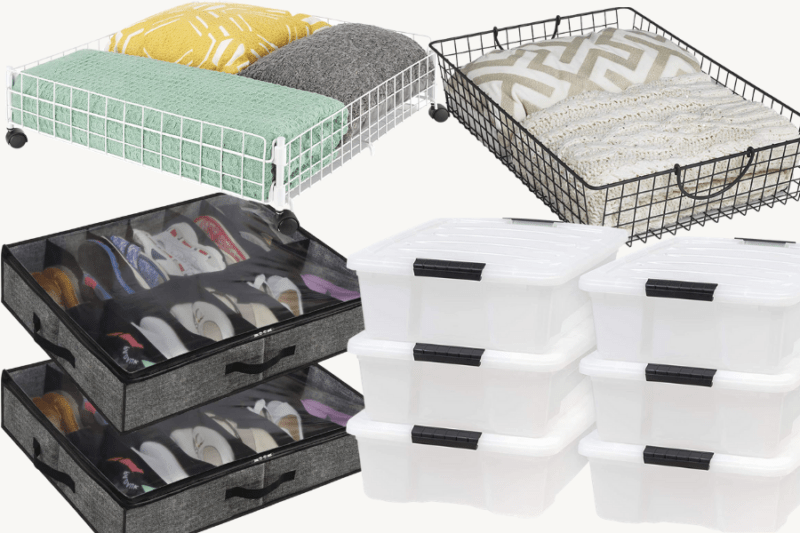 11 Genius Under-the-Bed Storage Solutions To Maximize the Storage Space ...