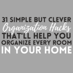 cheap DIY home organization hacks