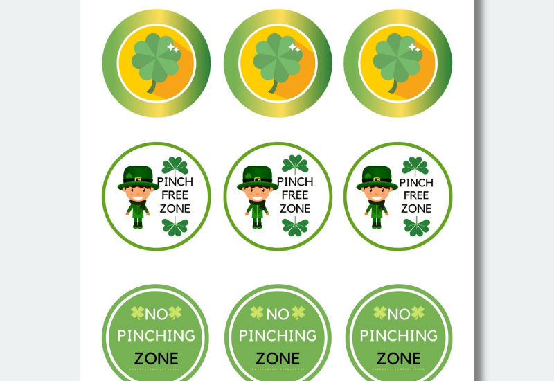 Kids’ St. Patrick’s Day Crafts | Free Printable St. Patrick’s Day Pinch-Proof Accessories