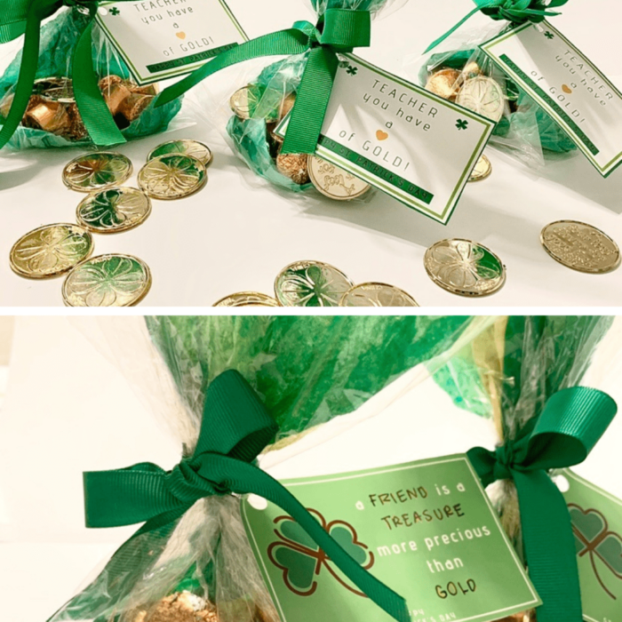 st patrick's day treat bags