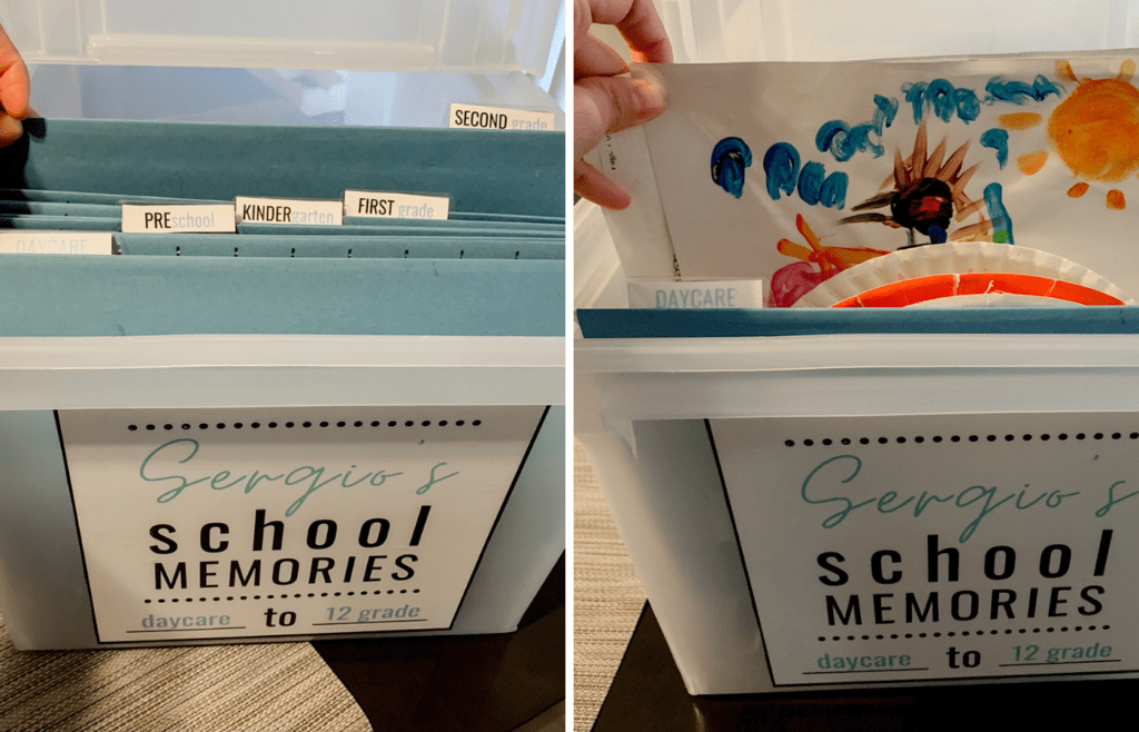 school memory box