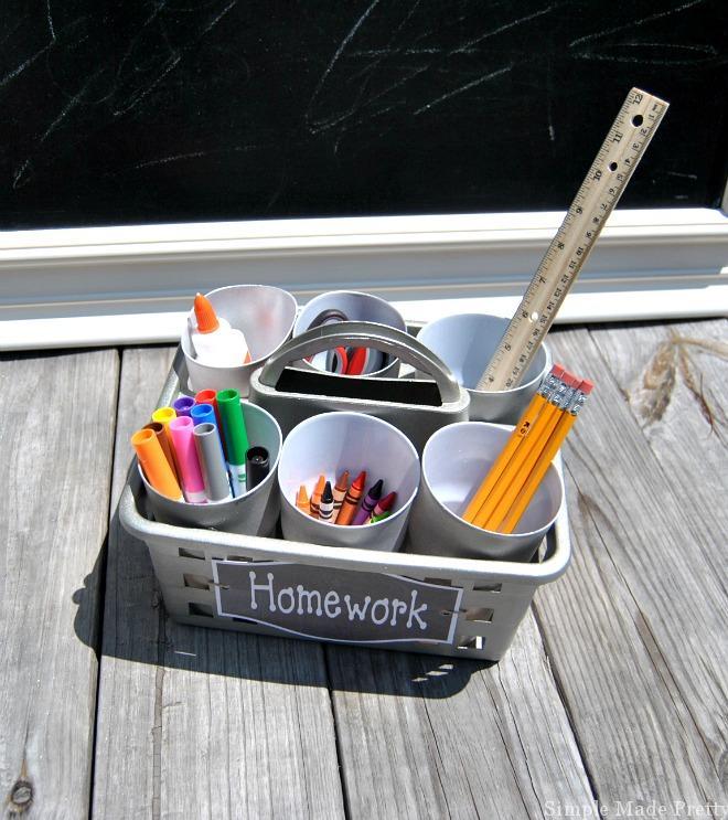 portable homework caddy