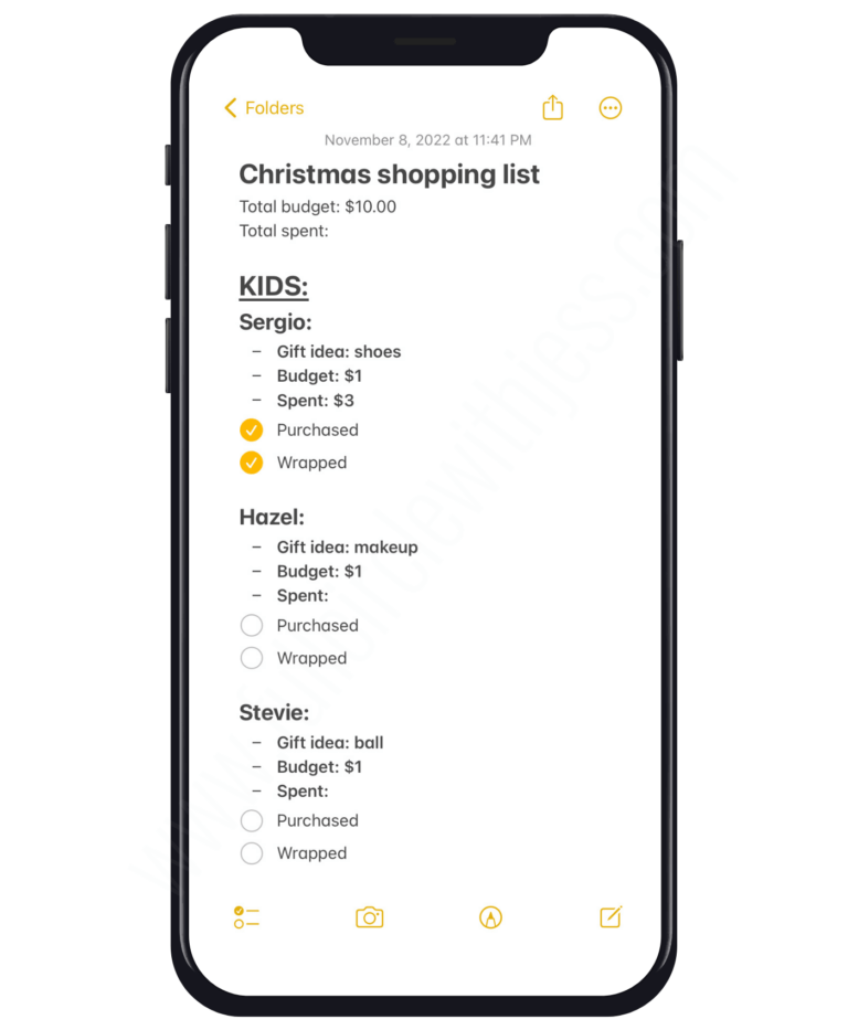 Christmas Shopping List Printable Just What You Need To Stay