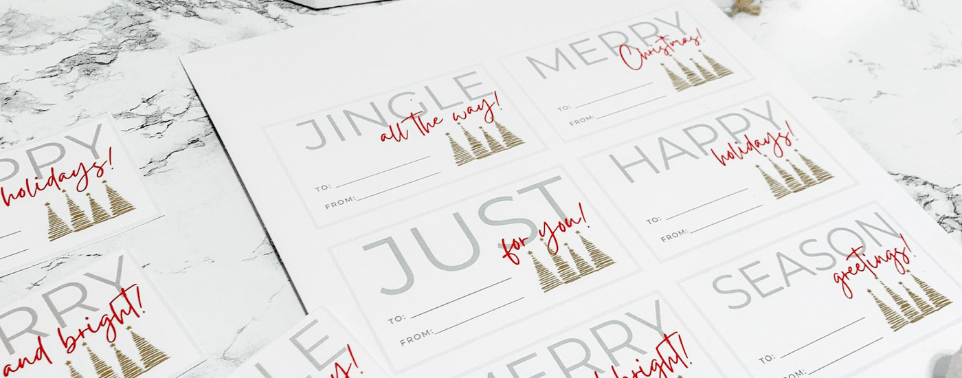 Free Printable Christmas Gift Tags PDF