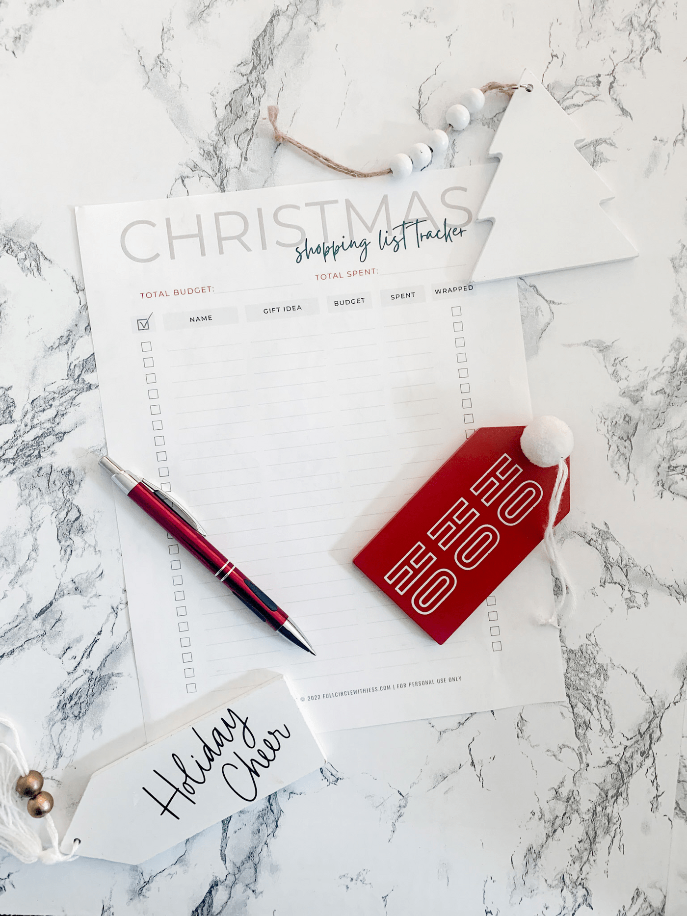 Christmas Shopping List Printable | Just What You Need To Stay ...