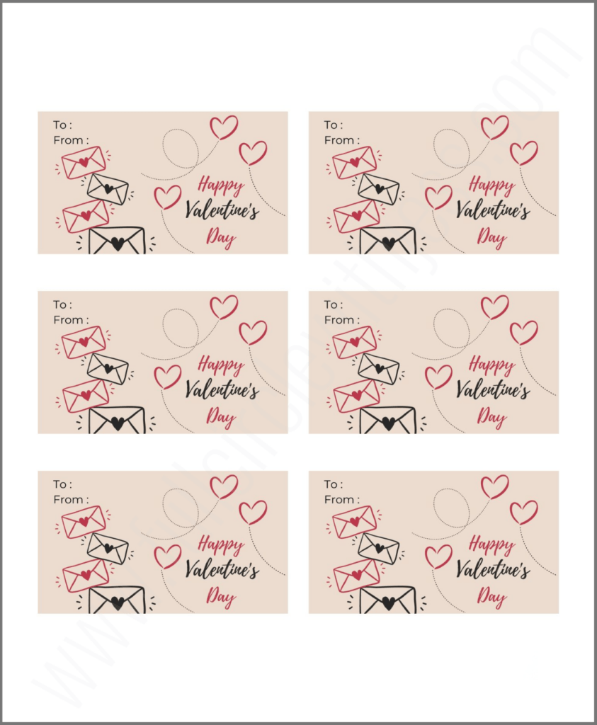 free download valentine gift tags