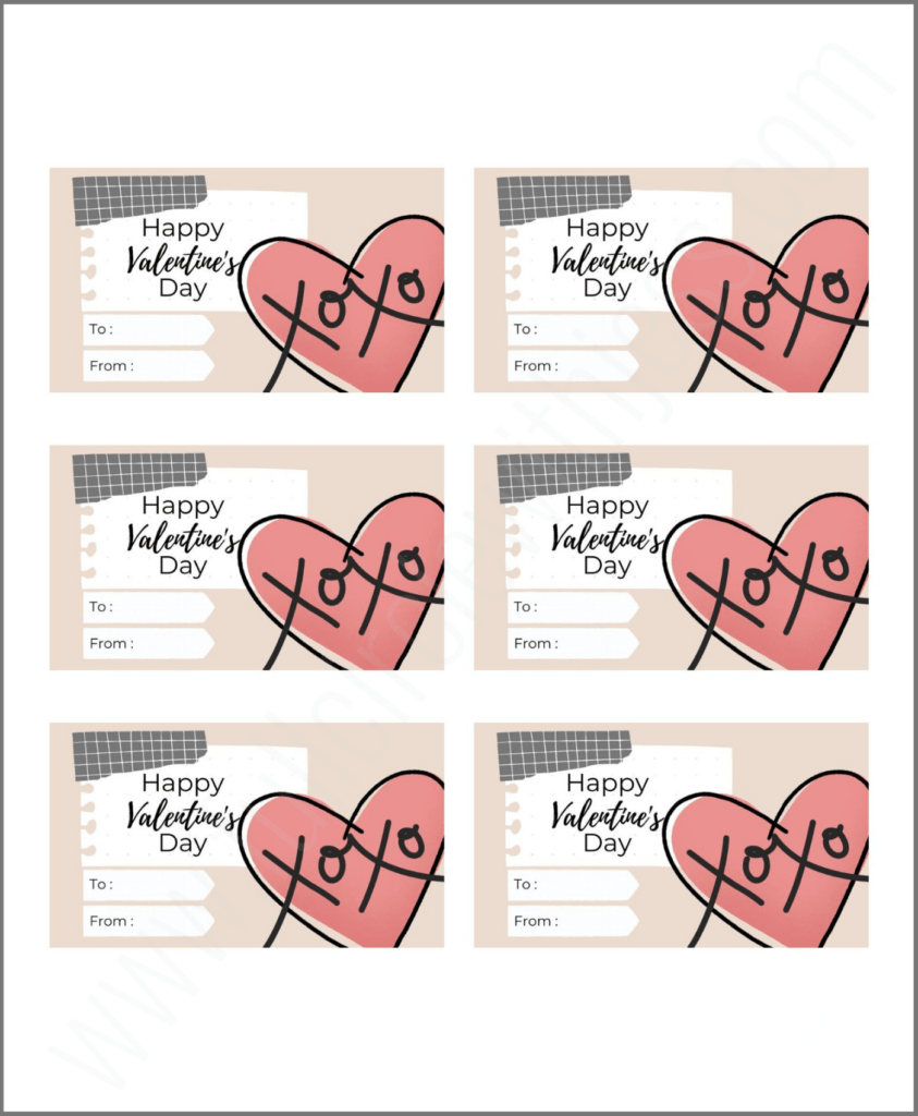 free valentine gift tags