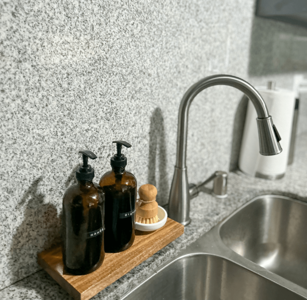kitchen sink counter organizer