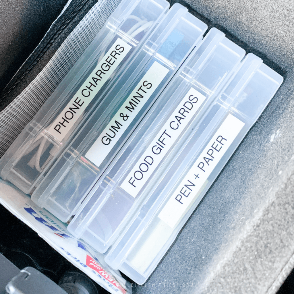 car organization kids