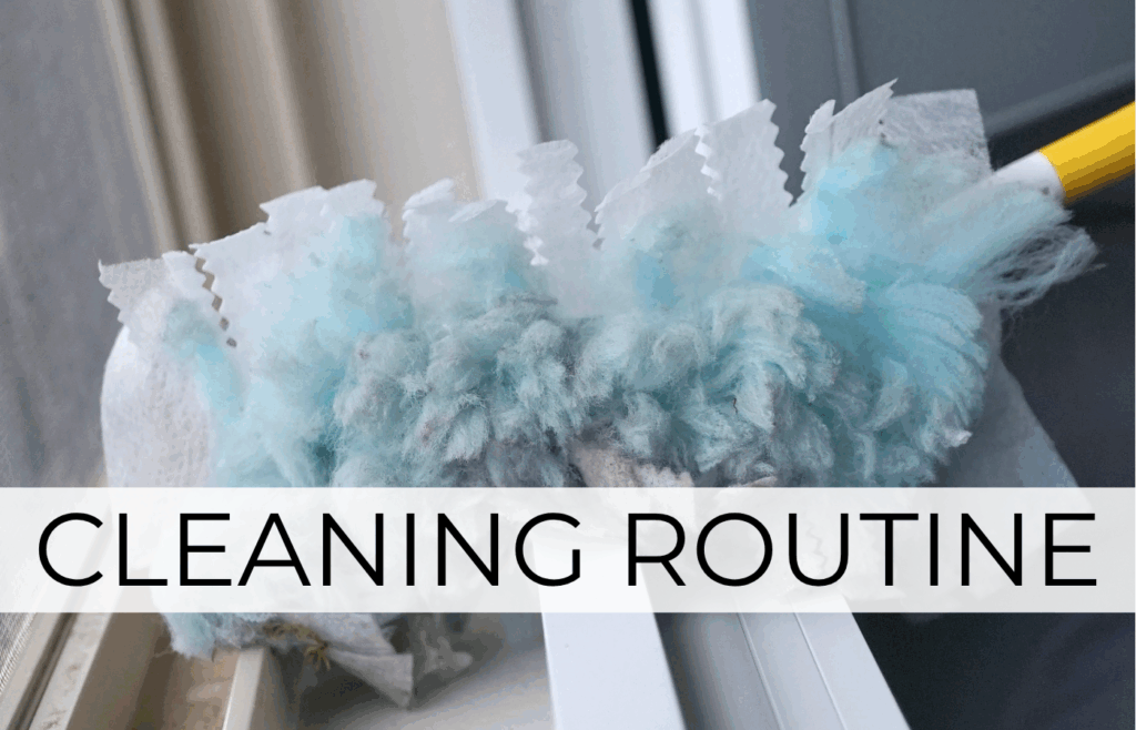 cleaning routine