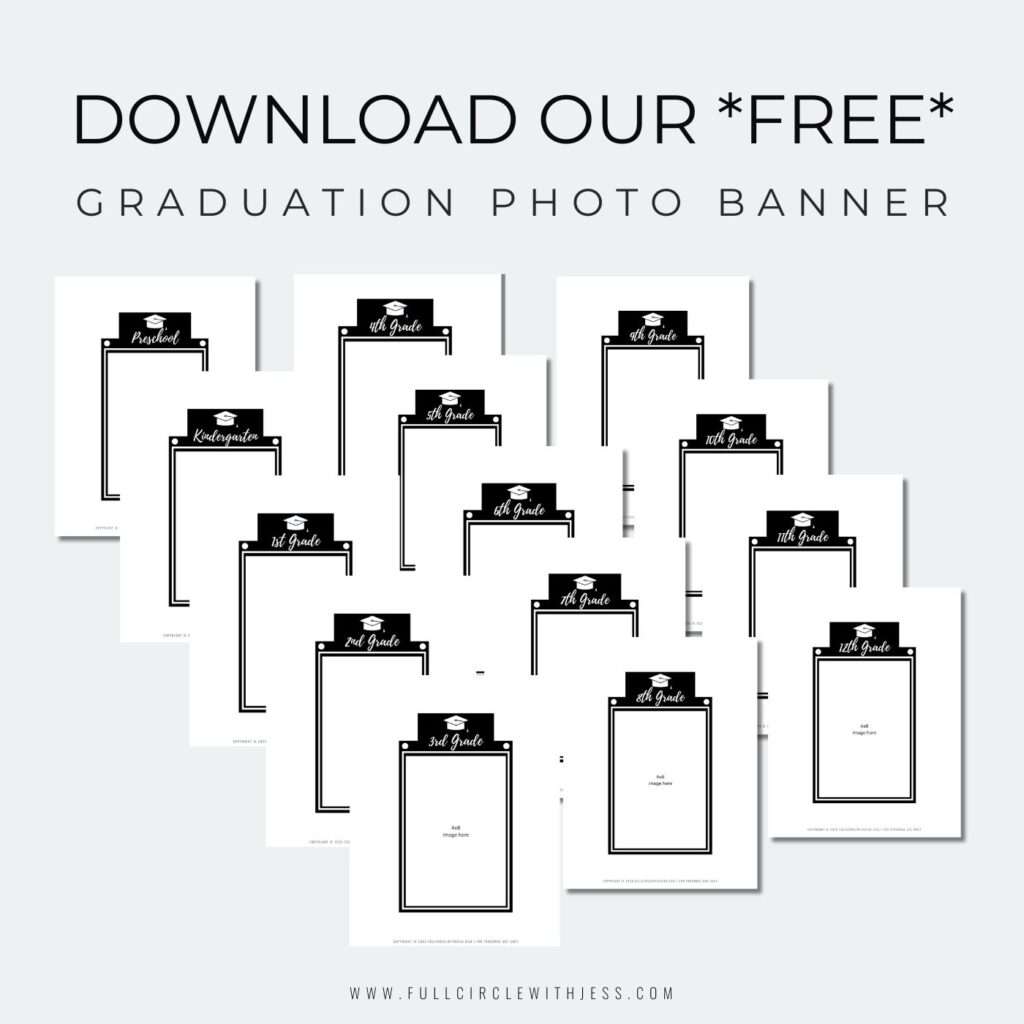 graduation photo banner
