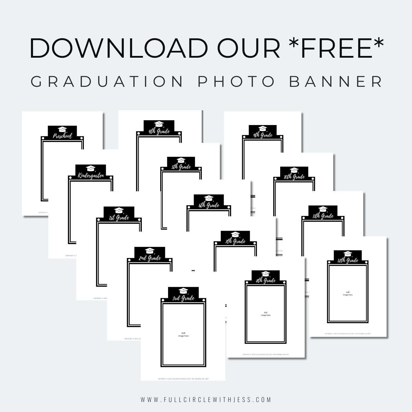 graduation photo banner